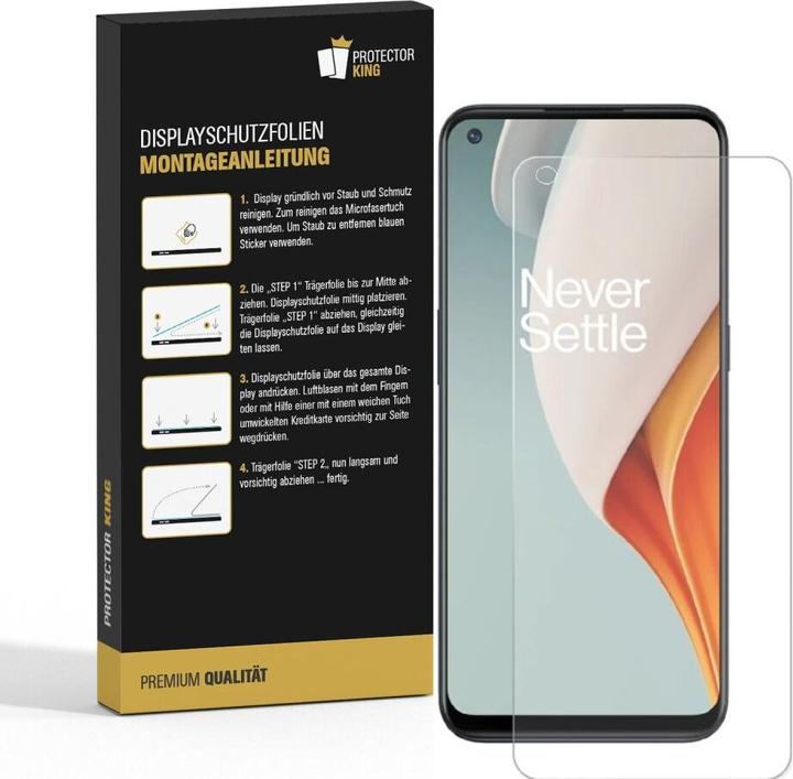 Produktbild Protectorking 3x Panzerfolie Anti-Shock matt entspiegelt (3 Stück, OnePlus Nord N100)