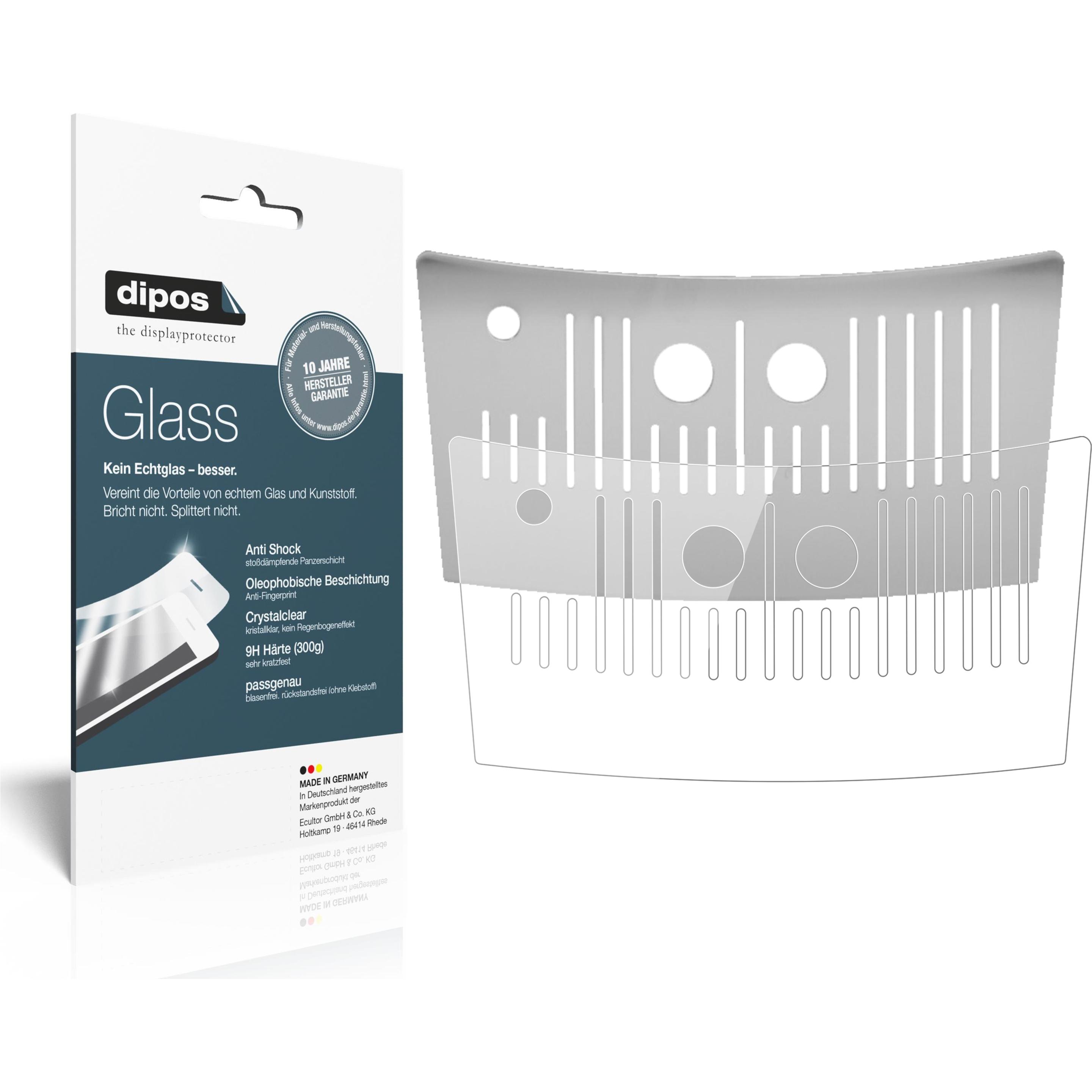 Dipos Displayschutz Anti-Shock, Zubehör Kaffeemaschinen, Transparent