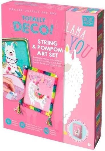 Productafbeelding Box Candiy Lama- und Pompons Kunstset