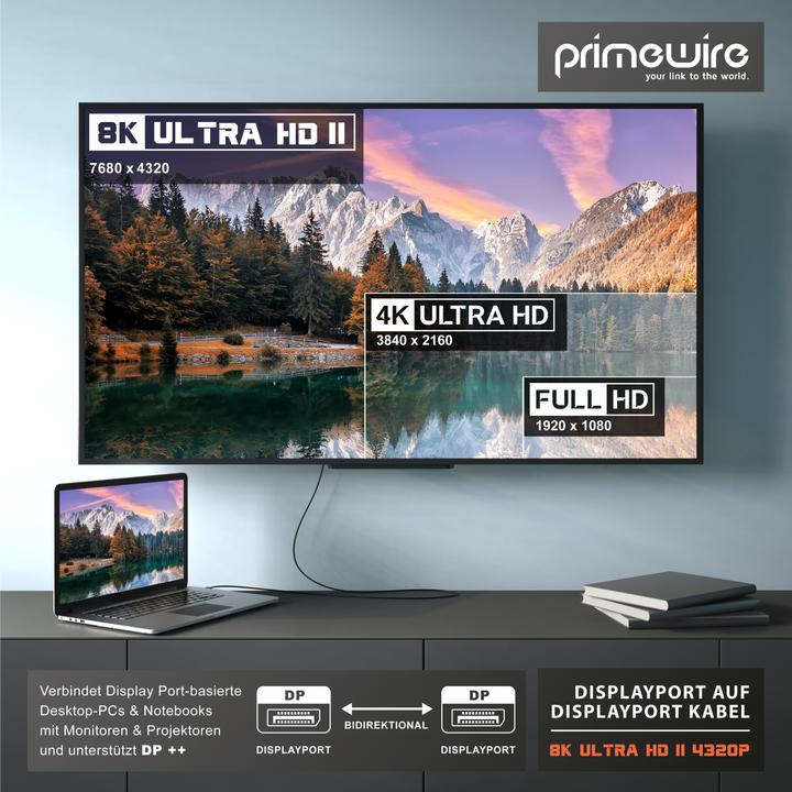 Produktbild Primewire DisplayPort – DisplayPort (1 m, DisplayPort)