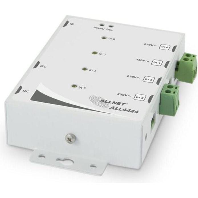 Allnet MSR Sensor ALL4444 / Monitoraggio della tensione di rete 220V 4 volte in una custodia, Relais