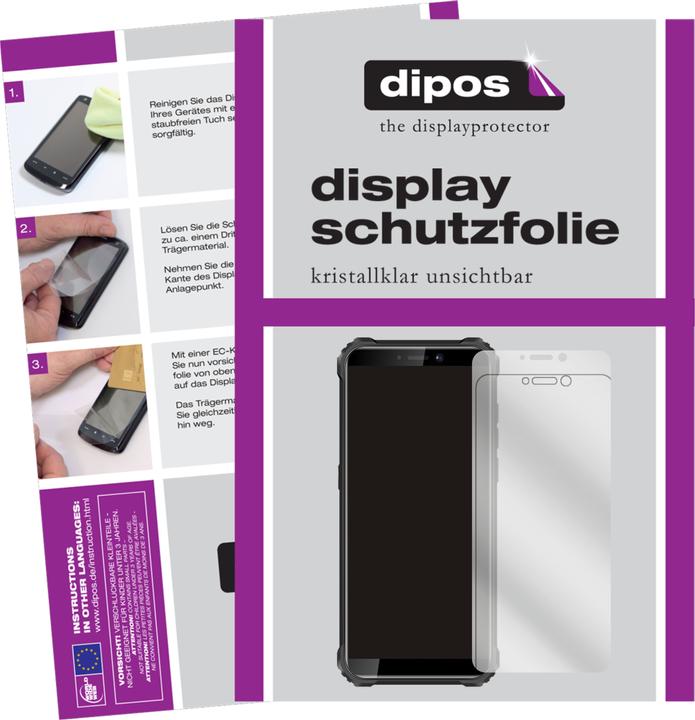 Actual product image Dipos Screen Protector Crystalclear (2 pcs., Oukitel WP5 Pro)