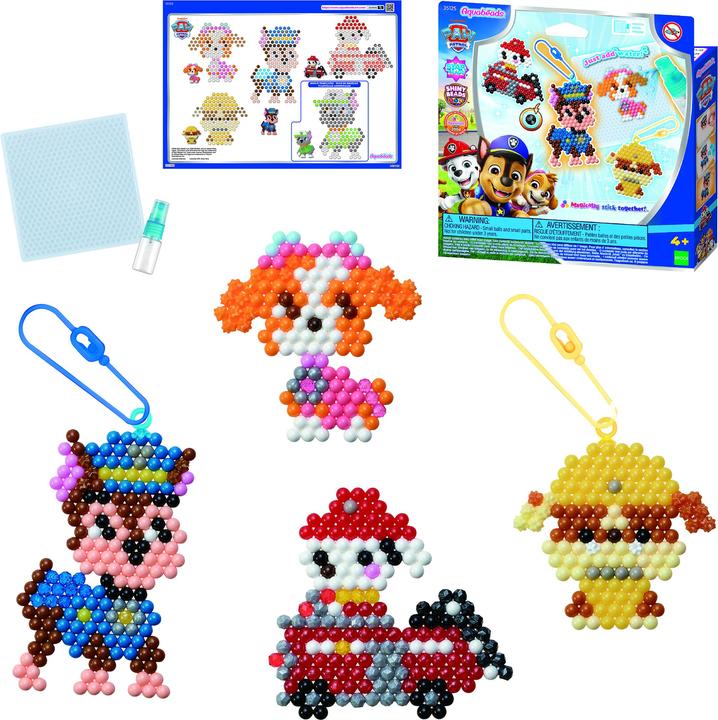Actual product image Epoch Aquabeads Paw Patrol key ring