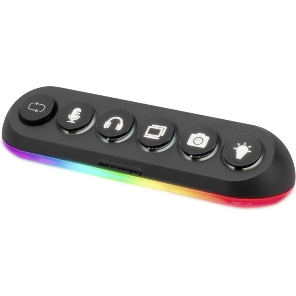 Thumbnail - Streamplify Hub Deck 5 (USB-A, 5 Ports), Dockingstation + USB Hub, Schwarz