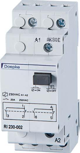 Actual product image Doepke Installation relay