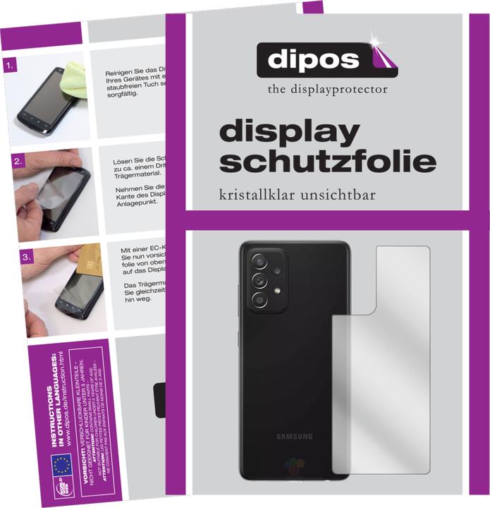 Produktbild Dipos Displayschutzfolie Crystalclear (6 Stück, Samsung Galaxy A52s 5G)