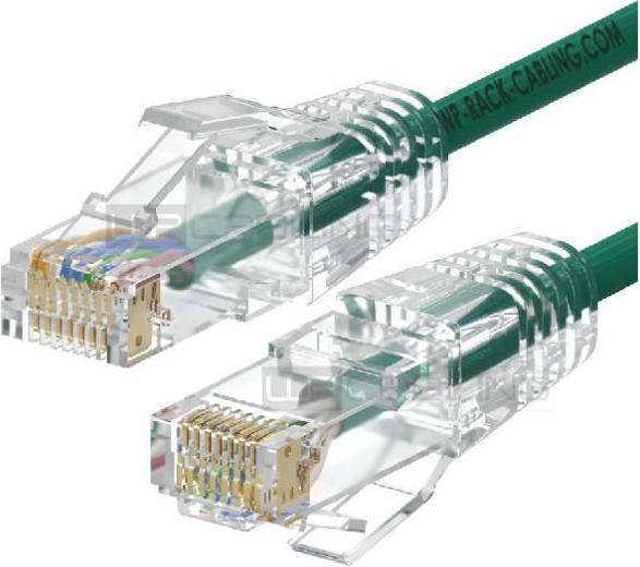 Actual product image WP Rack & Cabling Wp Europe Patch U/Utp Cat.6a Lshf Green (CAT6a, 0.50 m)