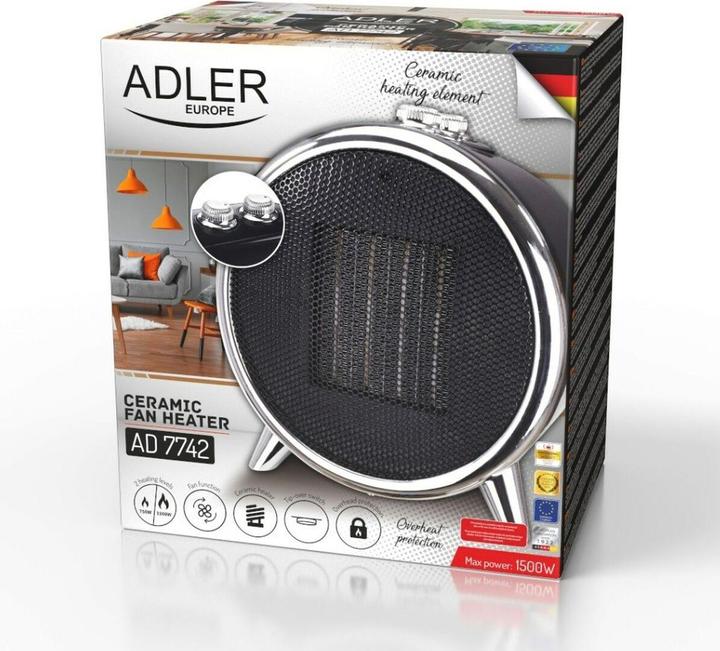 Actual product image Adler AD 7742 Ceramic heater (1500 W)