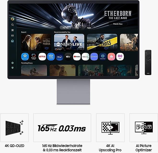 Actual product image Samsung Smart M9 – M90F (3840 x 2160 Pixels, 32")