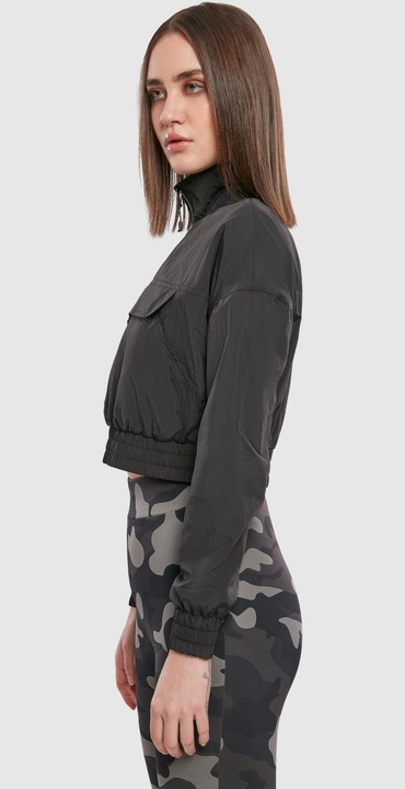 Immagine prodotto Urban Classics Giacca da donna in nylon ritagliata e stropicciata (M)