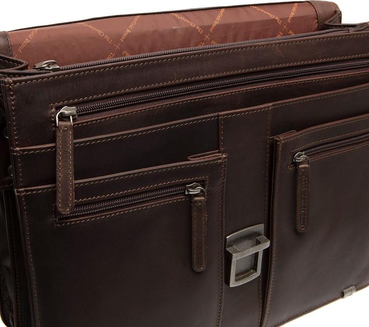 Actual product image The Chesterfield Brand Chesterfield Brand Leren Aktetas Bruin Stuttgart (16")