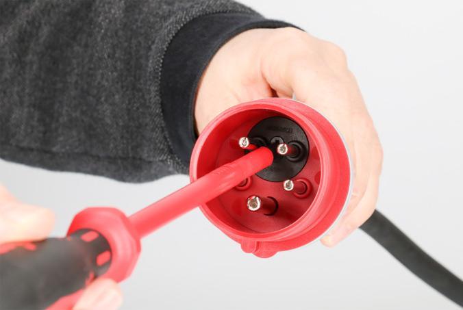 Actual product image Max Hauri CEE extension H07RN-F IP44 5-pole (10 m, CEE 16/5)