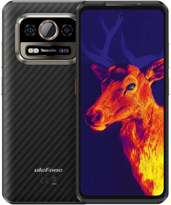 Ulefone Armor 25T Telefon, 256GB/6GB, schwarz (256 GB, Black, 266.93", Hybrid Dual SIM, 50 Mpx, 4G)