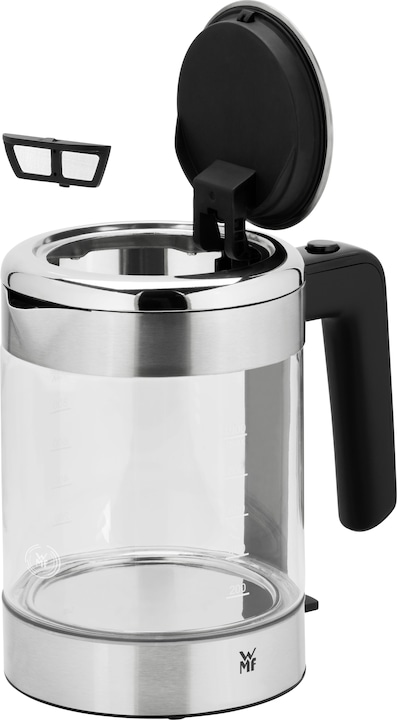 Produktbild WMF KÜCHENminis Reisewasserkocher kabellos / Glas-Wasserkocher klein 1l (1 l)