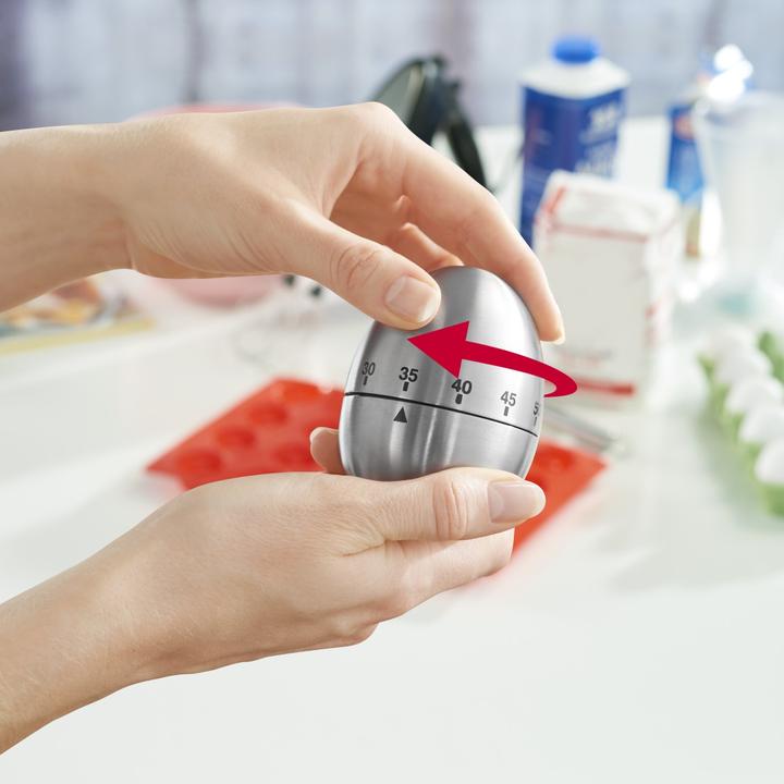 Image du produit Xavax Minuteur de cuisine Minuteur à oeufs, acier inoxydable
