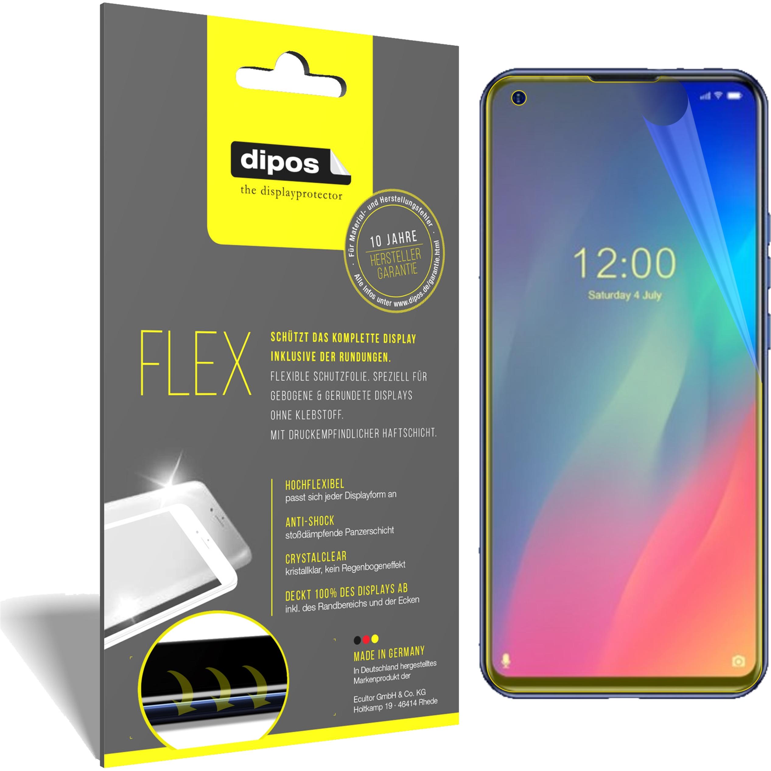 Dipos Displayschutzfolie Full-Cover 3D (3 Stück, Doogee N30), Smartphone Schutzfolie, Transparent
