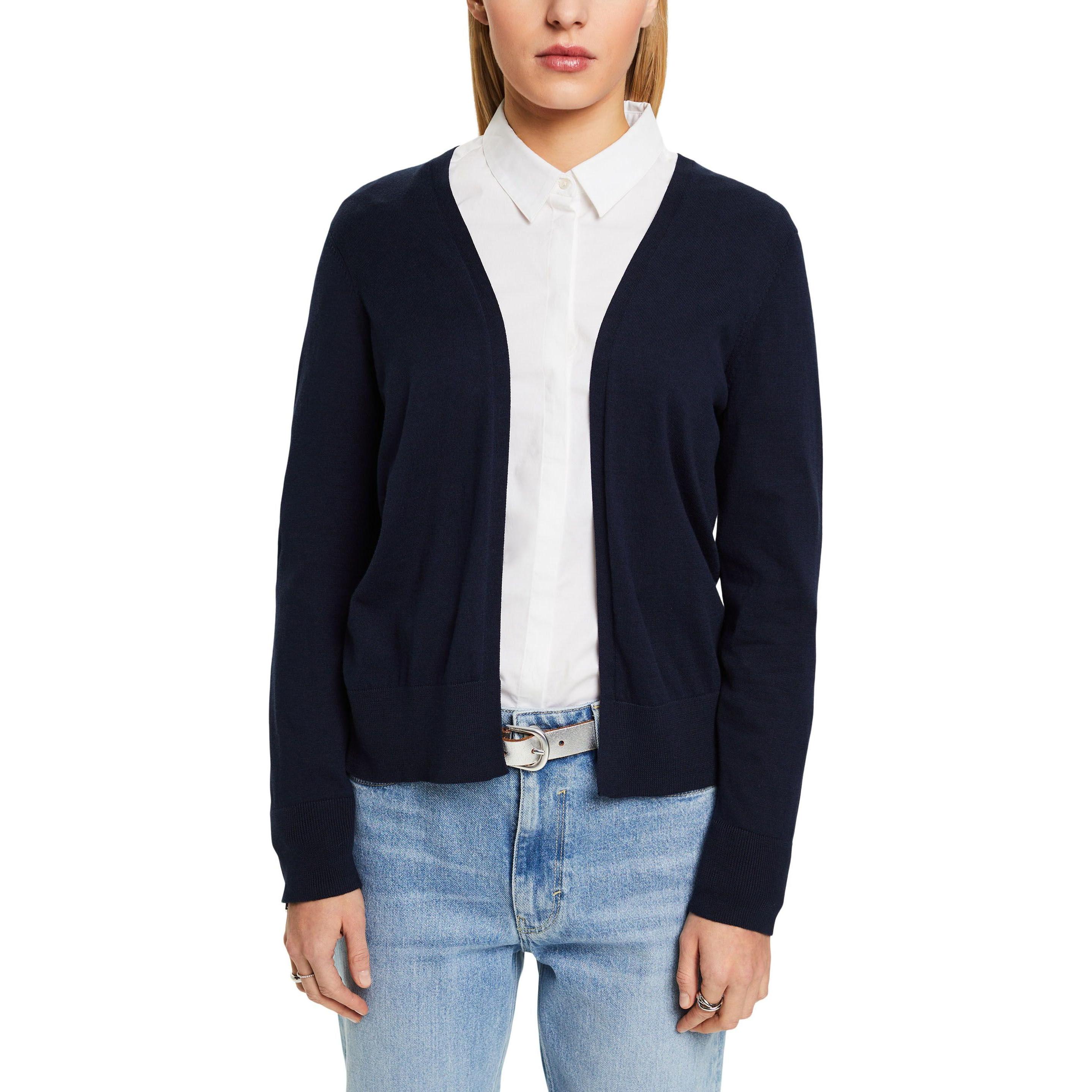 Thumbnail - Esprit, Damen, Pullover, strickjacke, damen, Blau, (XS)