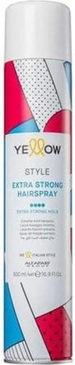 Actual product image Alfaparf Yellow Style Extra Strong Hairspray