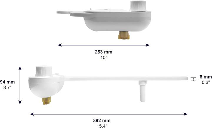 Produktbild Kmina Kaltwasser Bidet Aufsatz für Toilette