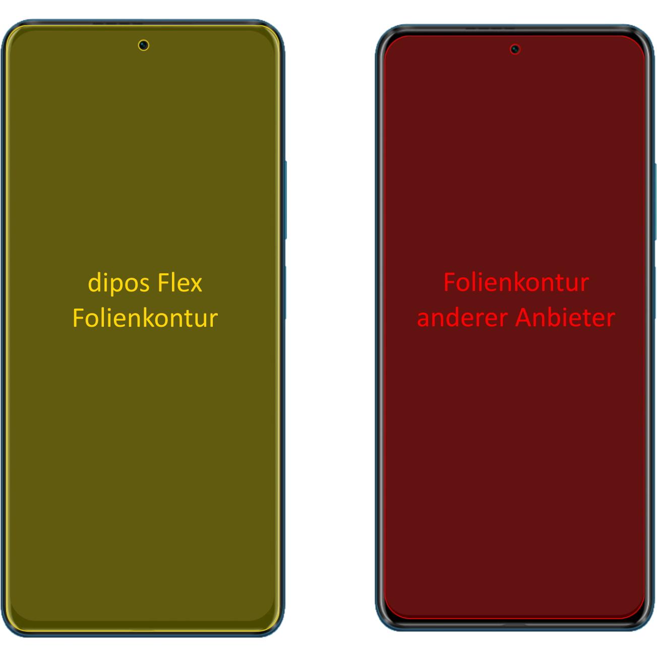 Thumbnail - Dipos Displayschutzfolie Full-Cover 3D (2 Stück, Xiaomi Poco X3 Pro), Smartphone Schutzfolie, Transparent