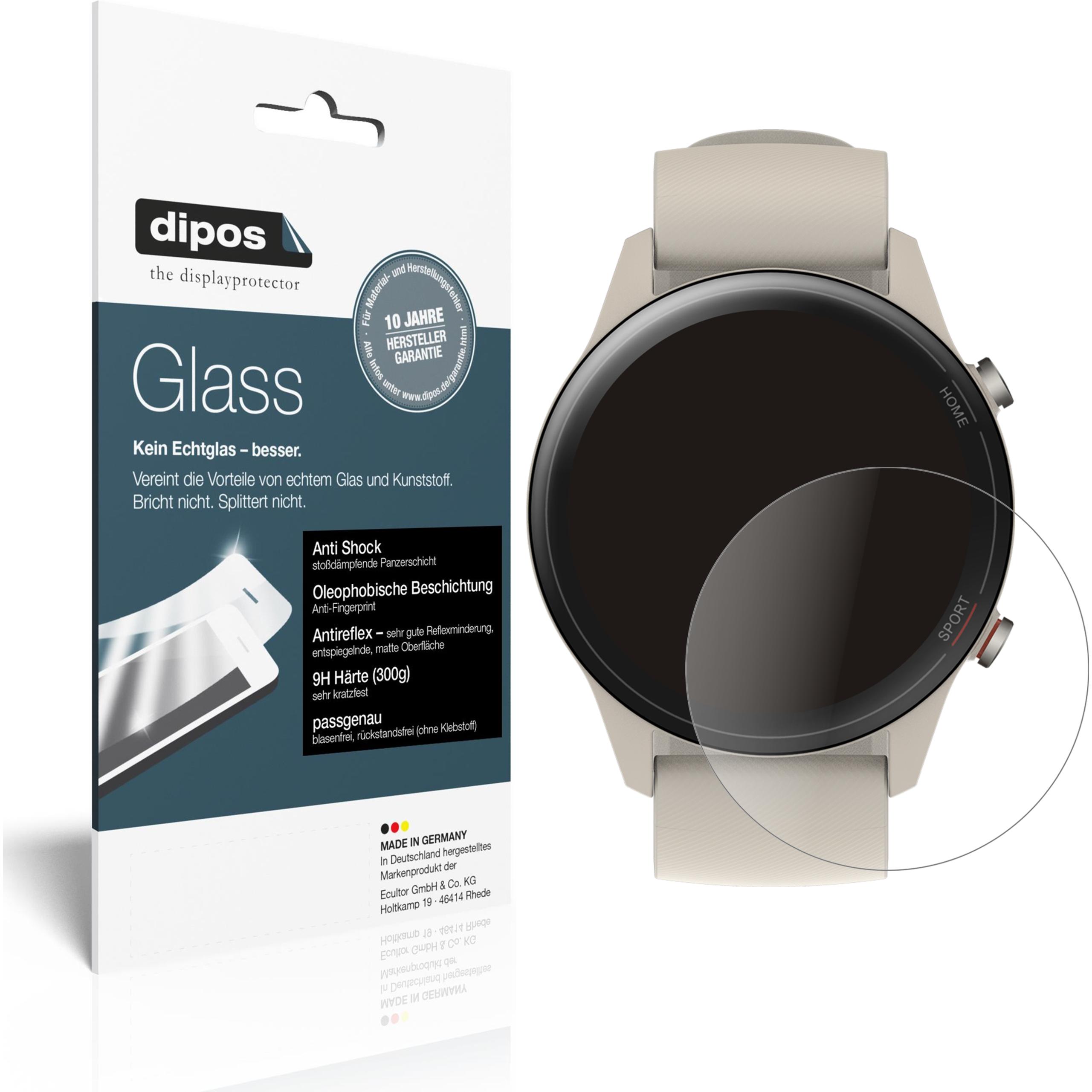 Dipos Displayschutz Anti-Shock, Smartwatch Schutzfolie, Transparent