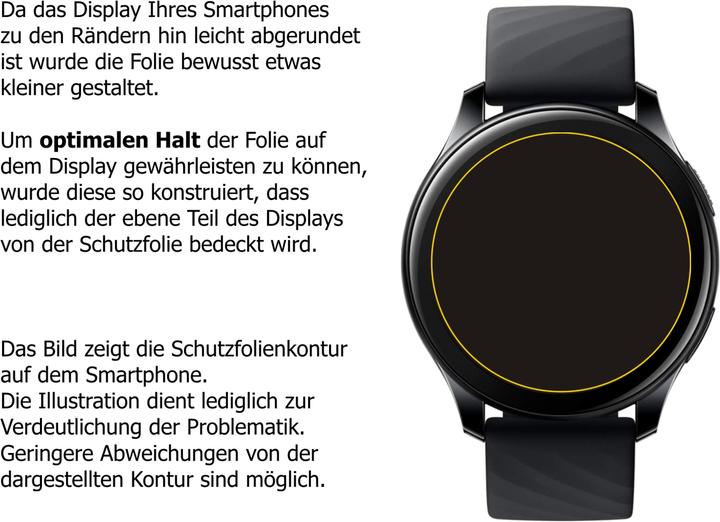 Actual product image Dipos Screen Protector Anti-Glare (OnePlus Watch (46mm))