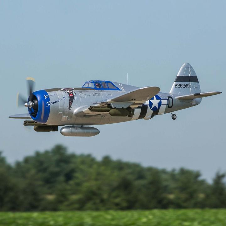 Produktbild E-Flite FLIEGER P-47 RAZORBA. 1200mm EP BNP BNF BASIC (Warbird)