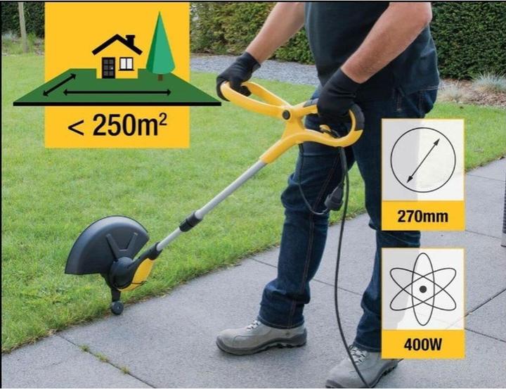 Produktbild Powerplus Rasentrimmer 400W Ø 270mm - 1 Acc. (Trimmfaden)