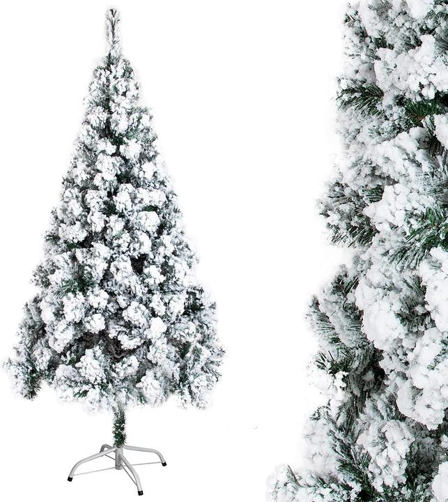 Actual product image Ozavo Christmas tree with snow (150 cm)
