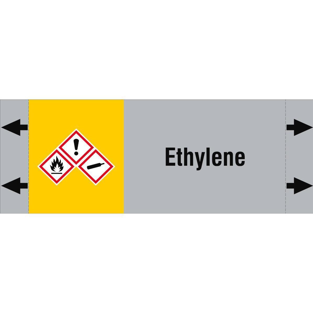 Brady, Etiketten, ISO 20560 Pipe Markers - Gas