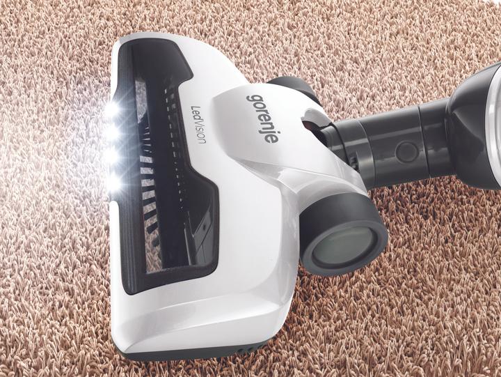 Actual product image Gorenje SVC180FW Vacuum cleaner, Handstick 2in1, Operating time 50 min, Dust container 0.6 L, Chargi