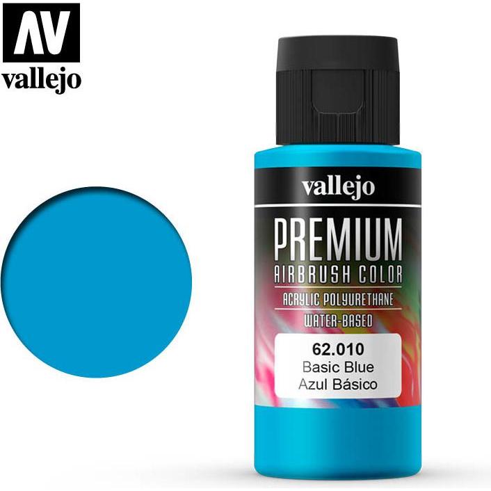 Thumbnail - Vallejo, Künstlerfarbe + Bastelfarbe, Premium Airbrush Colors (Blau, 60 ml)