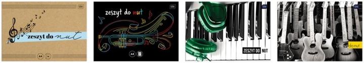 Produktbild Interdruk Musiknoten A4 (A4, Speziallineatur)