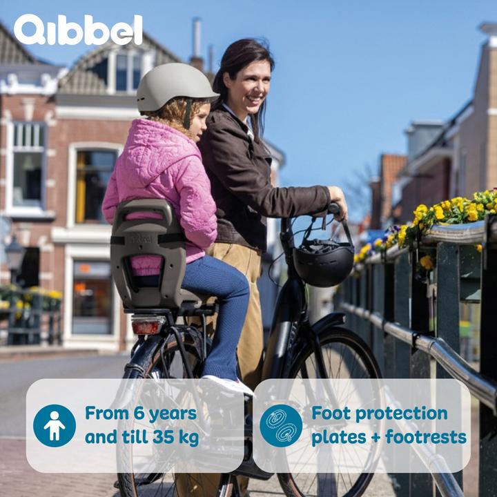 Actual product image Qibbel Junior Bike Seat (Luggage carrier (rear))