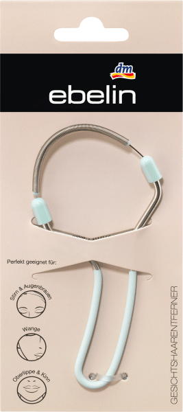 Actual product image dm ebelin Gesichtshaarentferner