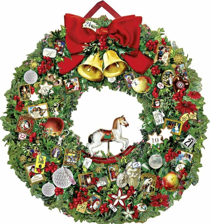 Produktbild Festlicher Weinhnachtskranz