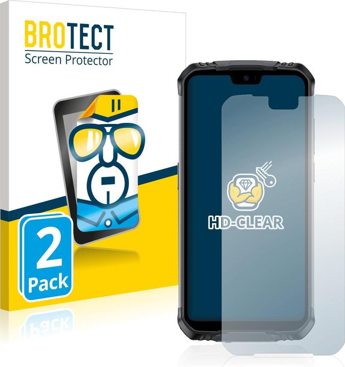 Immagine prodotto BROTECT Pellicola Trasparente (2 Pezzo/i, Doogee S68 Pro)
