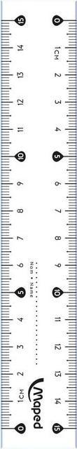 Actual product image Maped Flat ruler Start 146, 150 mm, made of plastic (15 cm, Plastic)