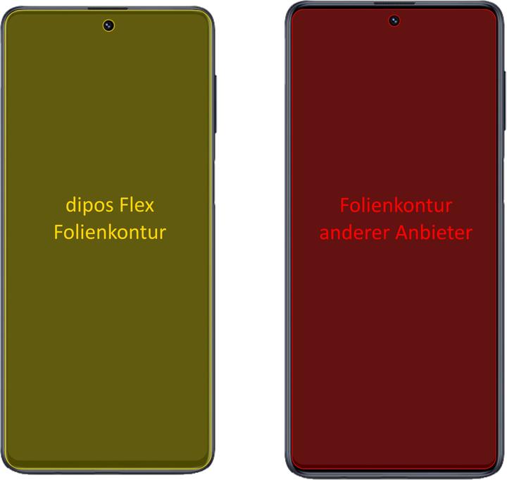 Produktbild Dipos Displayschutzfolie Full-Cover 3D (3 Stück, Samsung Galaxy M62)