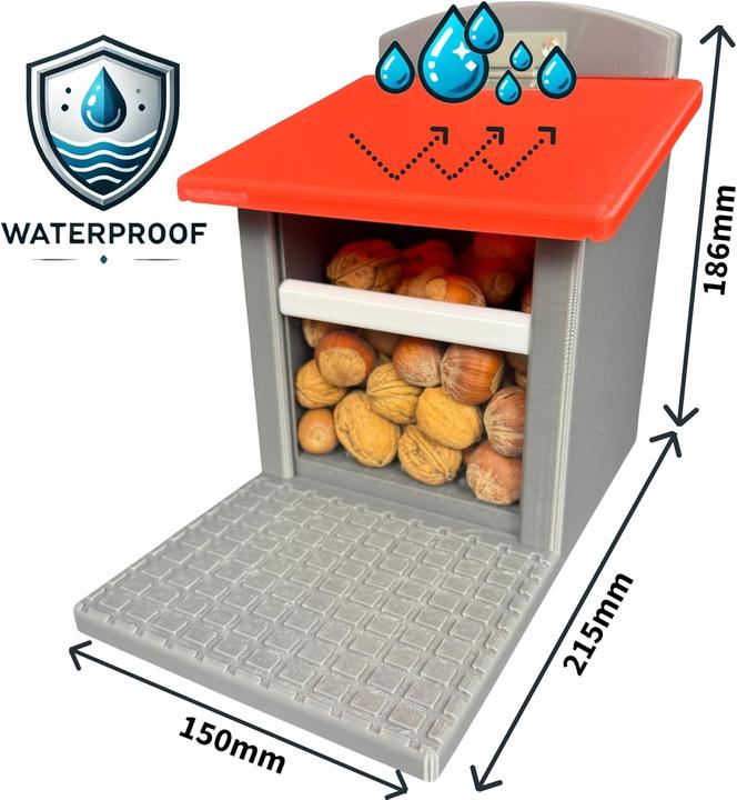 Actual product image Printin3D Eichhörnchen-Futterhaus