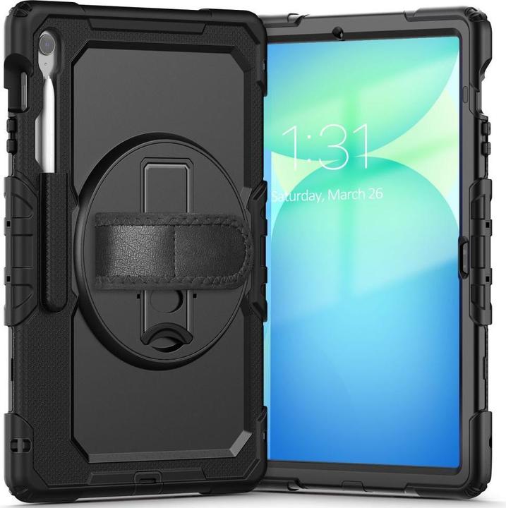 Tech-Protect Solid Case für Samsung Galaxy Tab S10 FE+ - Schwarz (Samsung Galaxy Tab S10 FE+)