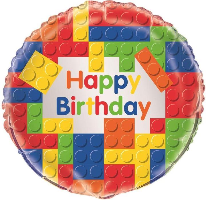 Unique Palloncino in foil Building Blocks (1 x)