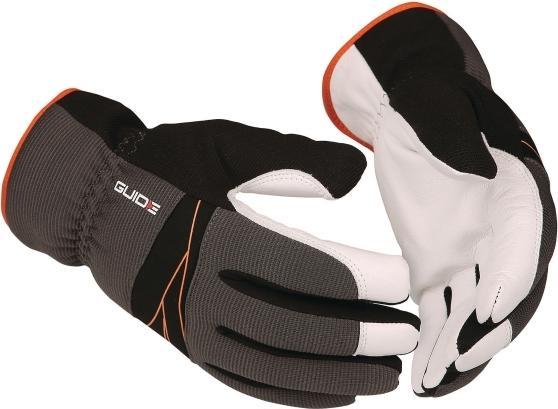 Guide Arbejdshandsker skydda 5146w, grå/hvid, str. 9, pakke a 6 par (9)