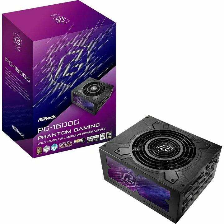 AsRock Zasilacz PHANTOM GAMING 1600W 80 Plus Goud (1600 W)