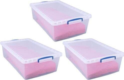Produktbild Really Useful Box Archivbox 43 L Transparent Kunststoff 440 mm x 230 mm (44 x 69.5 x 23 cm, 43 l)