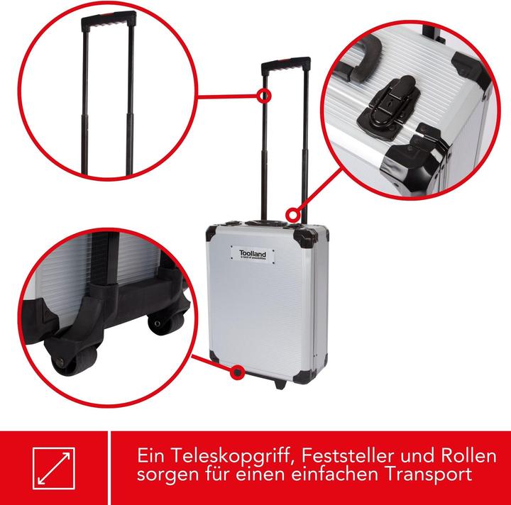 Actual product image Toolland Tool case 260 pieces (260 pieces)