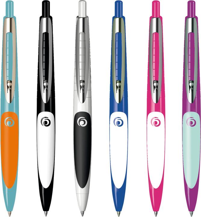 Produktbild Herlitz Kugelschreiber my.pen /weiss lose (Pink/Weiss, 1 x)