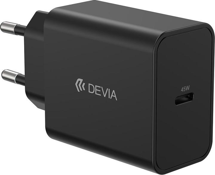 Devia wall charger Rocket PD 45W 1x USB-C black (45 W)