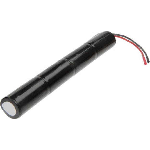 Saft Notbeleuchtungs-Akku L1x4 VNT C mit Kabel 10cm mit offener Litze 4,8V, 2500mAh (1 Stk., 2500 mAh, Ladegerät inkl. A...