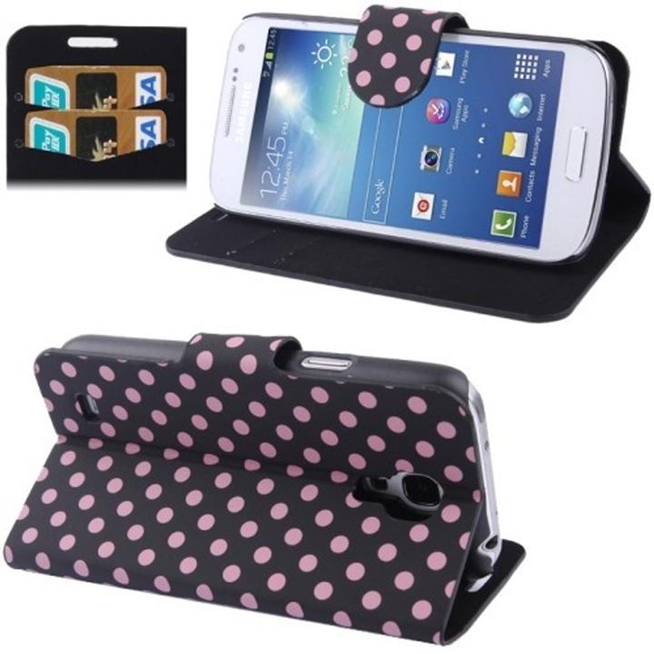 Produktbild König Design Schutzhülle Handytasche (Flip Quer) + Handytasche Flip Strass für Handy Samsung Galaxy S4 mini (Samsung Galaxy S4 mini)